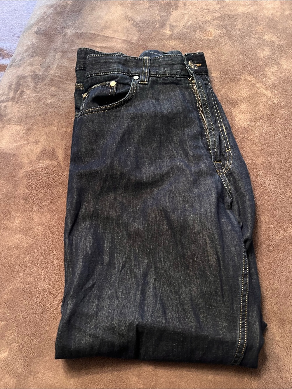 Hugo Boss Men's Straight Dark Indigo Jeans